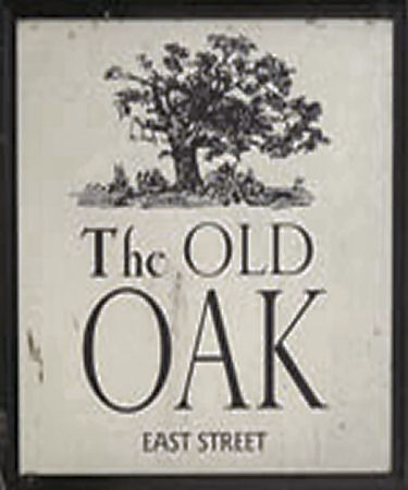 Old oak sign 2014