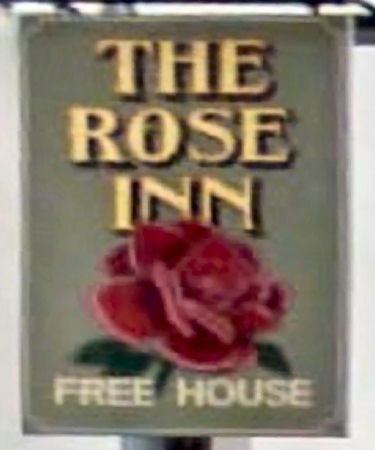 Rose Inn sign 2009