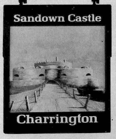 Sandown Castle sign 1987