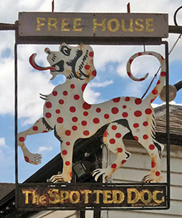 Spotted Dog sign 2011