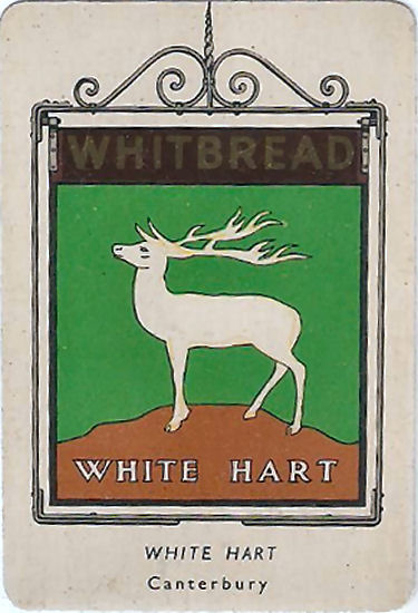 White Hart card