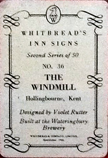 Windmill metal sign