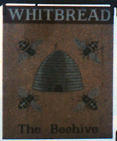 Beehive sign 1986