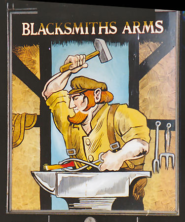 Blacksmith's Arms sign 1991