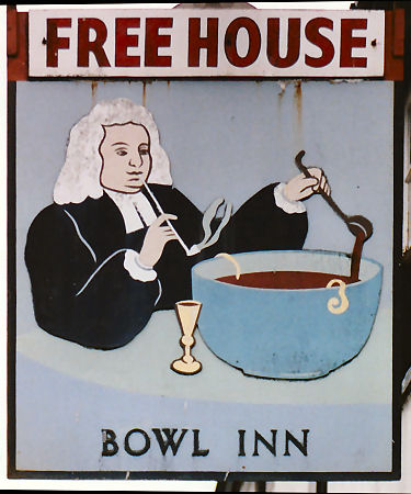 Bown Inn sign 1991