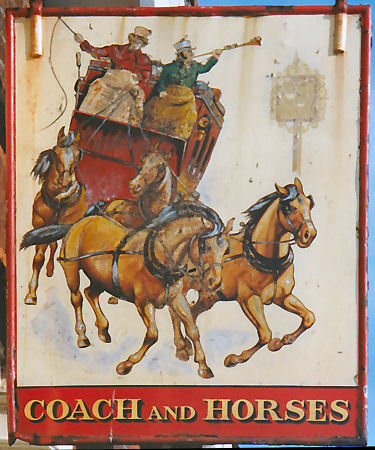 Coach and Horses sign 1992