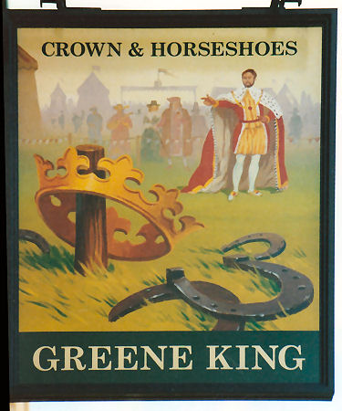 Crown and Horseshoes sign 2002