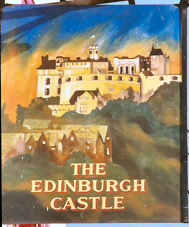 Edinburgh Castle sign 1992