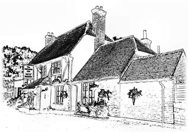 George Inn ink drawing 2014