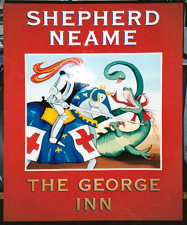 George Inn sign 1994