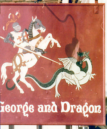 George and Dragon sign 1980s