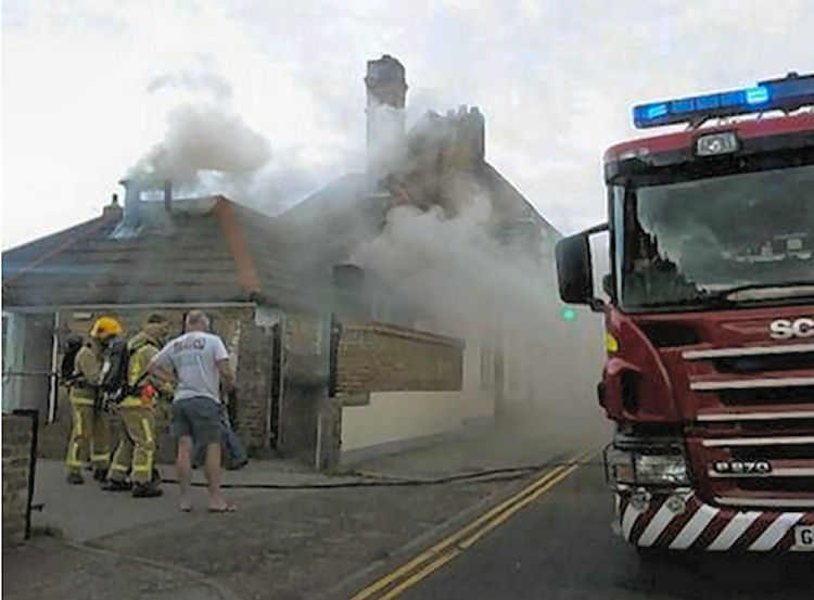 Halfway House blaze 2011