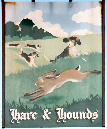 Hare and Hounds sign 1991