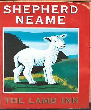 Lamb Inn sign 1994