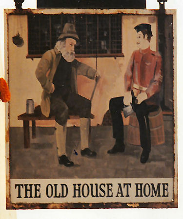 Old House at Home sign 1970s