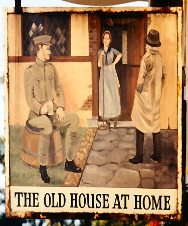 Old House at Home sign 1970