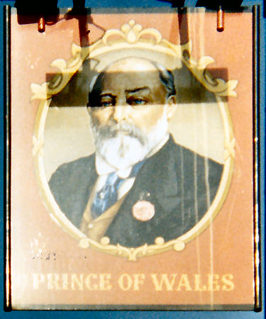 Prince of Wales sign 1986