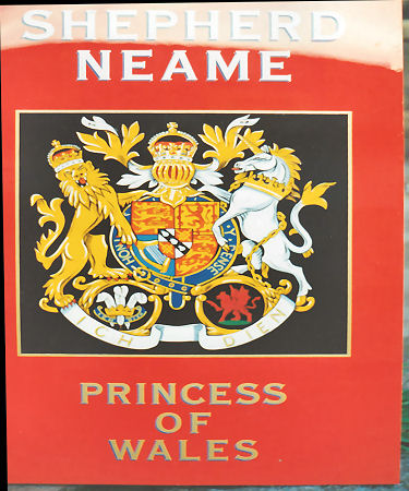 Princess of Wales sign 1994