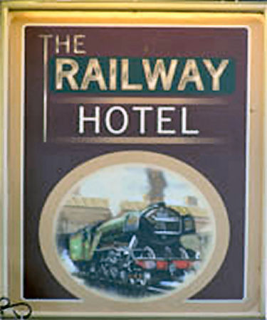 Railway Hotel sign 2013