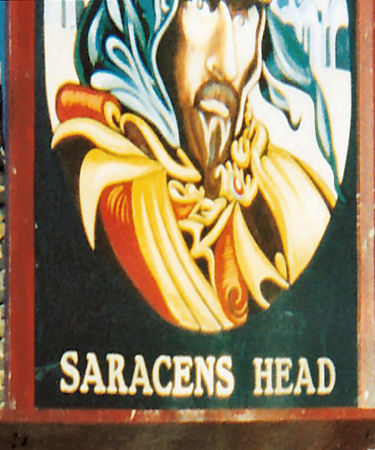 Saracen's Head sign 1986