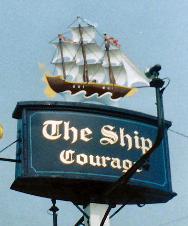 Ship Inn sign 1986