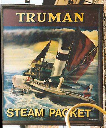 Steam Packet sign 1990