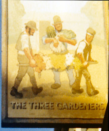 Three Gardeners sign 1986