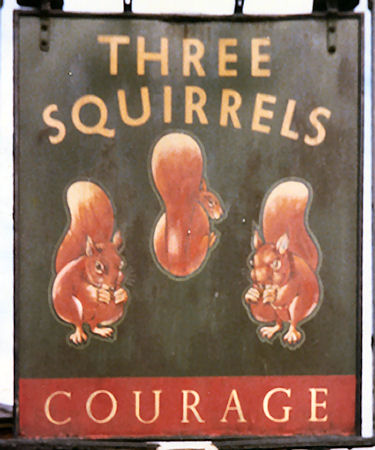 Three Squirels sign 1978