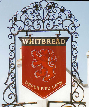 Upper Red Lion sign 1991