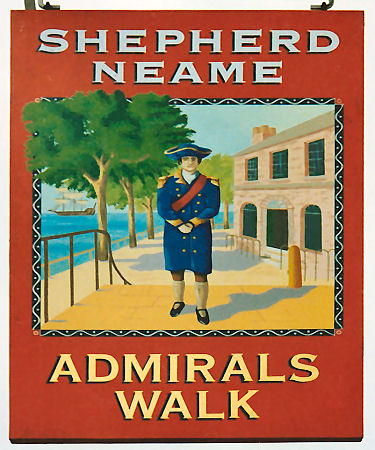 Admiral's Walk sign 1992
