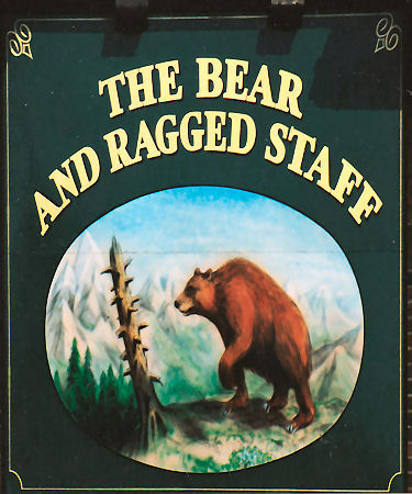 Bear and Ragged Staff sign 1991