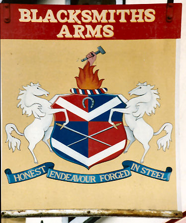 Bricklayer's Arms sign 1991