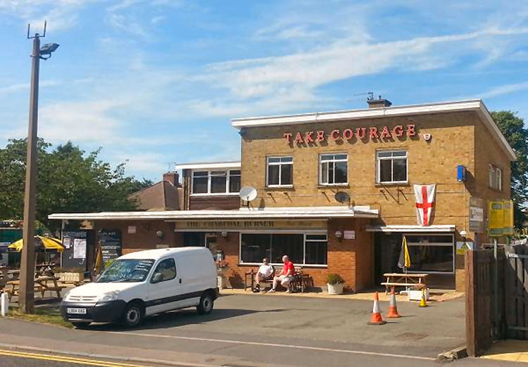 CHARCOAL BURNER Pub of Sidcup