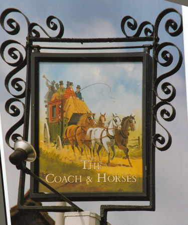Coach and Horses sign 1993