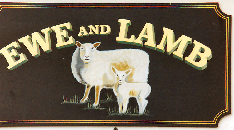 Ewe and Lamb sign 1991