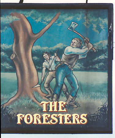 Forester Arms sign 1991