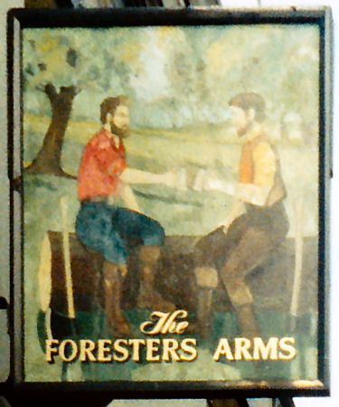 Forester's Arms sign 1986