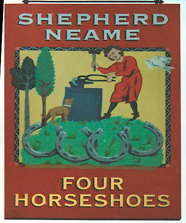 Four Horseshoes sign 1992