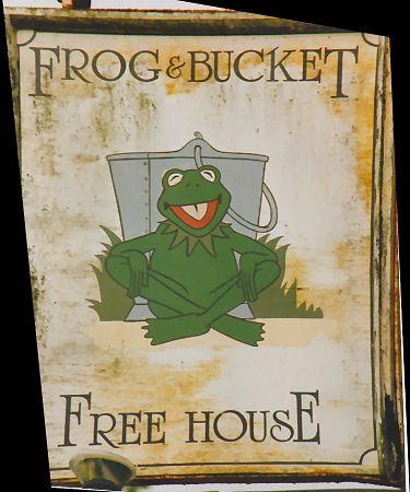 Frog and Bucket sign 1993