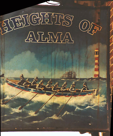 Heights of Alma sign 1991