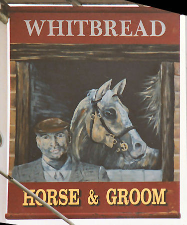 Horse and Groom sign 1992