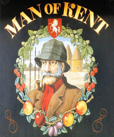 Man of Kent sign 1990