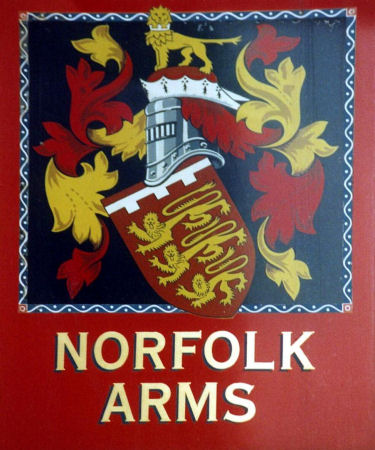 Norfolk Arms sign 1995