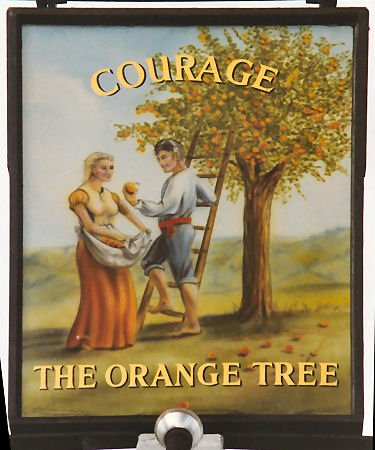 Orange Tree Inn sign 1994