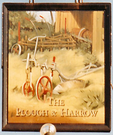 Plough and Harrow sign
