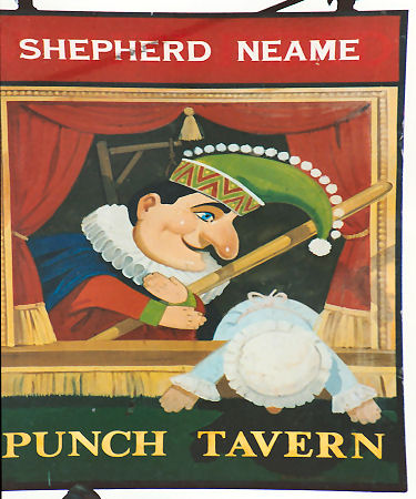 Punch Tavern sign 1994