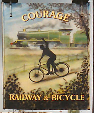 Railway and Bicycle sign 1992