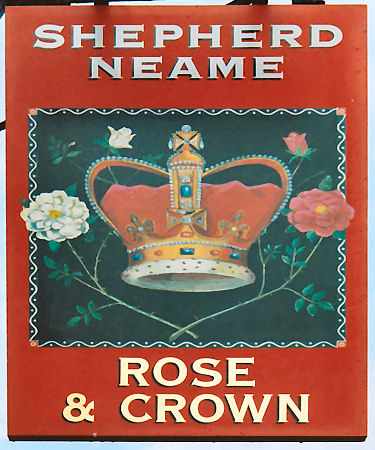 Rose and Crown sign 1992