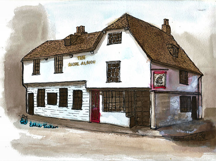 Royal Albion painting