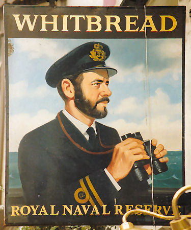 Royal Navy Reserve sign 1990